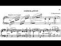 Consolation Op. 30 No. 3 "Songs Without Words" - Felix Mendelssohn, Piano Solo
