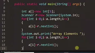 Java program to search an element in an array Java programming