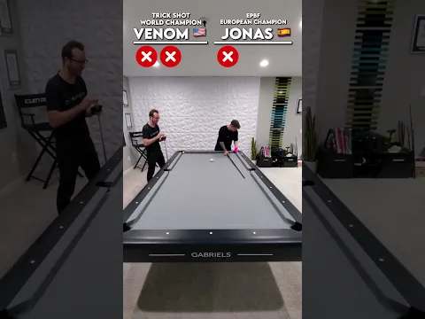 PRO VS PRO - POOL SHOTS - @jonassouto_official 🆚 @VenomTrickshotsOfficial 🇪🇸🇺🇸🎱❌✅