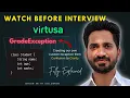 GradeException Coding Question Explained Virtusa Neural Hackathon 2025