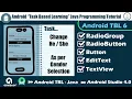 Android TBL Java Task 6 Change from Gender RadioGroup Radio Button Android Tutorial