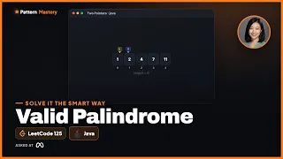 Valid Palindrome - LeetCode 125 Two Pointers Java
