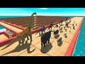 Lagu Dinosaurs vs Mammals: Up \u0026 Down Spiral Race - Animal Revolt Battle Simulator