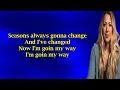 Colbie Caillat -  Wide Open (Lyrics)