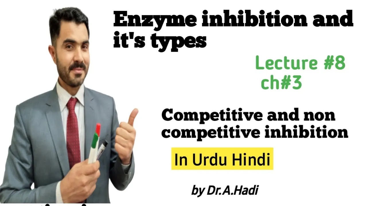 Enzyme Inhibition concept and its types Lec# 8 Chapter 3 Competitive and non competitive inhibition