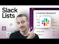 How to use Slack Lists Tutorial