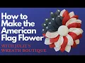 How to Make the American Flag Flower Wreath How to Make a Flower Wreath New Fused Petal