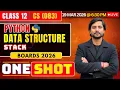 Class 12 CS Python Stack Data Structure in Python CBSE Computer Science 2026 Live
