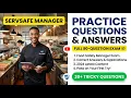 ServSafe Manager Practice Questions and Answers 2026 Food Safety Exam Review