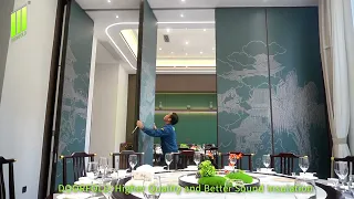 One Partition, Two Rooms – Instantly Transform Your Large Private Dining Space