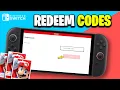 How To Redeem Codes In Nintendo Switch eShop 2026 Guide