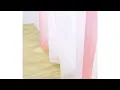 Gradient printed sheer curtains