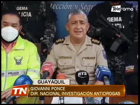 Decomisan más de 2 toneladas de droga dentro de contenedor en el puerto marítimo