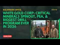 Lagu White Gold Corp: Critical Minerals Spinout, PEA, \u0026 Biggest Drill Program Ever In 2026