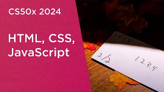 CS50x 2024 - Lecture 8