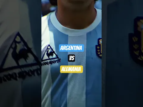 Argentina VS Alemania 1986 #shorts #futbol
