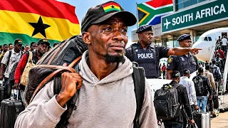 SOUTH AFRICA TELLS FOREIGNERS TO GO HOME! 🇬🇭 Ghanaian Man Responds: “I’m Going Back to Fix