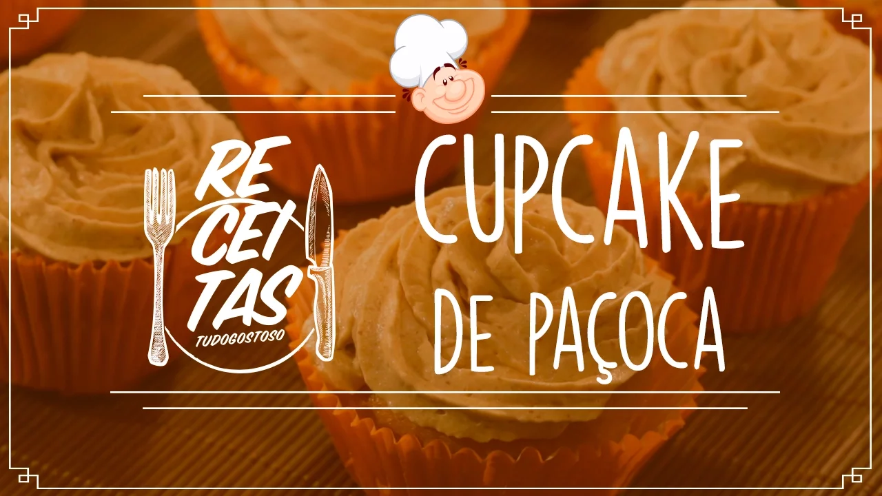 CUPCAKE DE PAÇOCA RECEITAS TUDOGOSTOSO