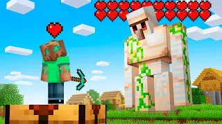 Minecraft, Pero Tus Corazones = Tu Tamaño!