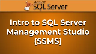 Advanced Database - Intro to SQL Server Management Studio SSMS