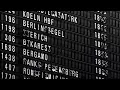 The wonderful split-flap Departure Board at Frankfurt Airport