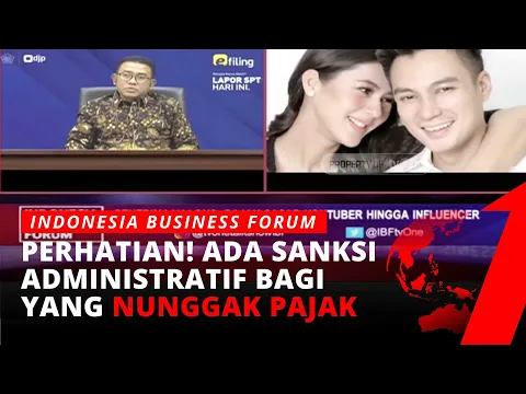TERKUAK! Alasan Ditjen Pajak Sasar Youtuber, Ada Ketentuan Pidana | IBF tvOne
