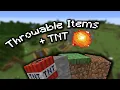 Minecraft but you can throw items I Throwable Items I Datapack showcase