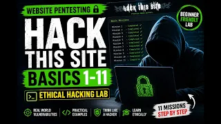 Hack This Site Basics 1 11 Website Pentesting Ethical Hacking Lab