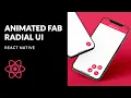 Animated Expandable Floating Action Button - React Native