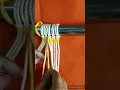 Vertical double half hitch knot