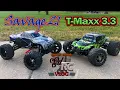 Lagu HPI Savage 21 and Traxxas T-Maxx 3.3 NITRO BASH