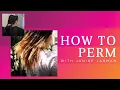 How To Perm with Janine Jarman Beach Wave Perm Tutorial