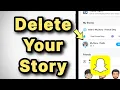 How to Delete your Story on Snapchat