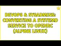 DevOps SysAdmins Converting a systemd service to OpenRC Alpine Linux