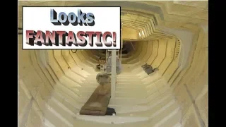 Building my steel sailing yacht Ep.18 PU top coating FINISHED! (pt.2)