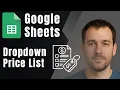 How to Create a Dropdown Price List in Google Sheets 2025 Smart Form Tutorial