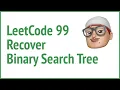 LeetCode 99 Recover Binary Search Tree JSer - Front-End Interview questions