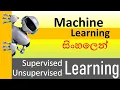 Supervised Learning and Unsupervised Learning Sinhala