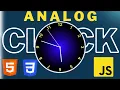 How to Create Analog Clock using HTML CSS and JavaScript