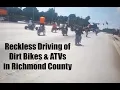 Reckless Driving of Dirt Bikes ATVs in Richmond County GA