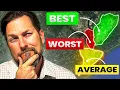 Charleston Areas to Live Ranked WORST to BEST