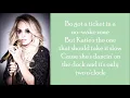 Carrie Underwood ~ Southbound (Lyrics)