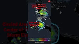 6 45 PM Key West Radar Update of Tropical Storm Elsa