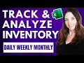 How to Track and Analyze Inventory Changes in Excel - Daily Weekly Monthly Insights