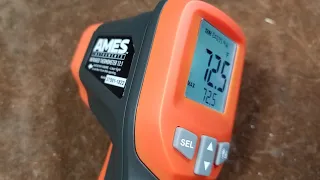 Harbor Freight Ames Professional IR12 Non-Contact Infrared Thermometer Review Comparison
