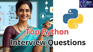 Top 4 Python Coding Interview Questions - Explained with Code Logic Part 2 2025