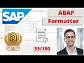 ABAP Formatter in Eclipse ABAP Development Tools ABAP Tip