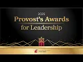 Provost s Awards for Leadership 2026
