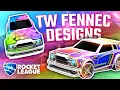10 Clean TITANIUM WHITE FENNEC DESIGNS in Rocket League