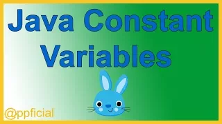 Java Constants - Constant Variables using Keyword Final